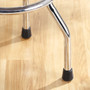 SoftTouch 4440895N  1-1/4" Black Rubber Leg Tips Image 2