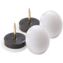 SoftTouch 4628095N  Nail-On Round Furniture Glides for Carpet or Durable Hard Surfaces 7/8" Domed Image 1