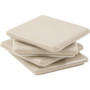 Super Sliders 4701295N  Self-Stick Furniture Square Sliders 2 1/2" - 4 Pack Image 0