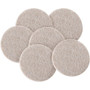 SoftTouch 4713295N  Heavy Duty Self Stick Felt Furniture Pads 2" - 6 Pack Beige Image 0