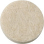 Super Sliders 4718495N  Round Felt Pad 1" Beige - 16 Pack Image 1