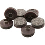 Super Sliders 4718795N  Round Felt Pad 1" Nail On - 8 Pack Image 0