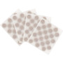 SoftTouch 4719595N  Round Beige Felt Pads 3/8" - 84 Pack Image 0