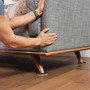 Super Sliders 4733444N  Round Reusable Furniture Sliders for Hard Surfaces 3-1/2" - 16 Piece Image 1