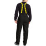 Viking Wear 3307P  Men's Black Journeyman 420D Nylon Rain Pants with Detachable Bib - Medium Image 2