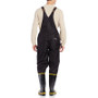 Viking Wear  3910PB  Men's Black Professional Thor 300D  Trilobal Rain Bib Pants - Medium Image 2