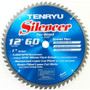 Tenryu SL-30560  12" x 60-Tooth Silencer Series Miter Saw Blade for General Purpose Cutting Image 0