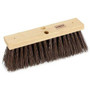 Harper Brush  454H  Stiff Push Broom 16" x 5/18" (Head only) Image 0