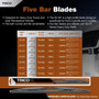 Trico 63-160  Trico HD Five Bar 16 inch Heavy Duty & RV Wiper Blade Image 2