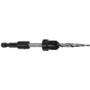 W.L. Fuller C9HT  3/16" Taper Point Drill Bit with Countersink and 1/4" Quick Change Hex Shank Image 0