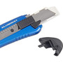 Tajima AC-700B  Blue Rock Hard Aluminist Utility Knife with Auto Lock Snap-Blade and 3 Rock Hard Blades Image 2