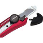Tajima AC-701R  Red Rock Hard Aluminist Utility Knife with Dial Lock Snap-Blade and 3 Rock Hard Blades Image 2