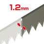 Tajima  GT165JS  GT Jab Saw, Extra-Thick 1.2mm Drywall Jab Saw Image 1