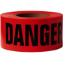 Swanson BT100DGR2  3" x 1000' DANGER 2 mil Red/Black Barricade Tape Image 0