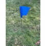 Swanson FBL21100  2" x 3" Blue Marking Flags on 21" Steel Wire Staffs - 100 per Bundle Image 1