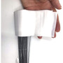 Swanson FWT21100  2" x 3" White Marking Flags on 21" Steel Wire Staffs - 100 per Bundle Image 4