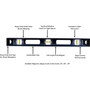 Swanson IBL48M  48" Magnetic I-Beam Level Image 2 Swanson IBL48M  48" Magnetic I-Beam Level Image 2