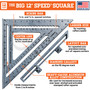 Swanson S0107  "Big 12" Speed Square Rafter Square 7-In-1 Tool Image 1
