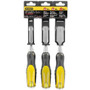Stanley 16-970  3-Piece FatMax Short Blade Wood Chisel Set (1/2", 3/4", 1") Image 0