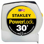 Stanley 33-430  30' x 1" PowerLock Classic Tape Measure Image 0 Stanley 33-430  30' x 1" PowerLock Classic Tape Measure Image 0
