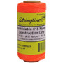 Stringliner 35106  270' Twisted Nylon Construction Line Fluorescent Orange 1/4-lb. Replacement Roll Image 0