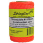 Stringliner 35406  540' Twisted Nylon Construction Line Fluorescent Orange 1/2-lb. Replacement Roll Image 0