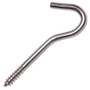 National S752-440  2-1/2" Round Screw Hook - Zinc Plated 5 per Package Image 0