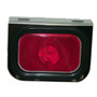 American Chrome 21413  Stainless Steel Light Bracket with Rectanular Red Lignt Image 0