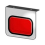 American Chrome 21413  Stainless Steel Light Bracket with Rectanular Red Lignt Image 1