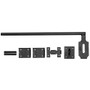National N109-002  Lockable Can Bolt 5/8"x 18" - Black (SPB809) Image 0