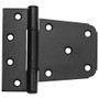 National  N109-021  Extra Heavy Gate Hinge 3-1/2" Matte Black (V289) Image 0