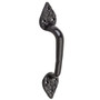 National N109-023  Spear Gate Pull 8" - Black (V8) Image 0