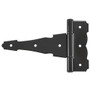 National N109-042  Ornamental Reversible 6" T-Hinge - Black (SPB841) Image 0