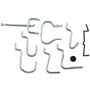 National N112-060  Locking Peg Hook 48 Piece Assortment - Zinc Plated (V2394) Image 0