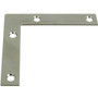 National  N114-025  Flat Corner Brace 3-1/2" x 5/8" - Zinc Plated - 4 per Package (V117) Image 0 National  N114-025  Flat Corner Brace 3-1/2" x 5/8" - Zinc Plated - 4 per Package (V117) Image 0