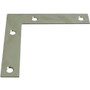 National N114-116  Flat Corner Brace 4" x 3/4" - Zinc Plated - 4 per Package (V117) Image 0