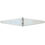 National N128-157  Heavy Duty 8" Strap Hinge  - Zinc Plated (282BC) Image 0