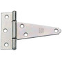 National N129-023  Extra Heavy Duty 4" T-Hinge - Zinc Plated (286BC) Image 0