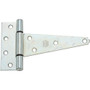 National N129-171  Extra Heavy Duty 6" T-Hinge - Zinc Plated (286BC) Image 0