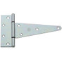 National N129-221  Extra Heavy Duty 8" T-Hinge - Zinc Plated (286BC) Image 0