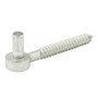 National N130-146  Gate Screw Hook 5/8" x 5" - Zinc Plated (291BC) Image 0
