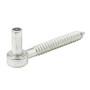 National N130-179  Gate Screw Hook 3/4" x 6" - Zinc Plated (291BC) Image 0