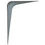 National N172-619  12" x 14" Utility Shelf Bracket - Gray  Image 0