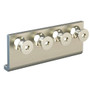 National N187-003  Sliding Door Rail Connector Adaptor - Satin Nickel (V980) Image 0
