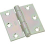 National N195-644  Removable Pin 2-1/2" Broad Hinge - Zinc Plated - 2 per Package (V504) Image 0