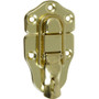 National N208-603  Lockable Draw Latch - Brass - 2 per Package Image 0