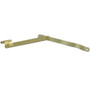 National N208-611  Folding Lid Support - Brass (V1890L) Image 0