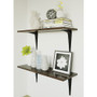 National N218-917  Utility 6" x 8" Shelf Bracket - Black (211BC) Image 1