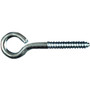 National N220-707  3/8" x 4-1/2" Lag Screw Eye - Zinc Plated Image 0