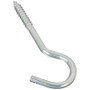 National N220-863  1/4" x 4-1/4" Screw Hook - Zinc Plated Image 0